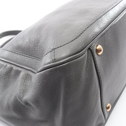 ダブルガンチーニ チェーンハンドバッグ チェーントートバッグ レザー グレー サルヴァトーレフェラガモ バッグ Salvatore Ferragamo