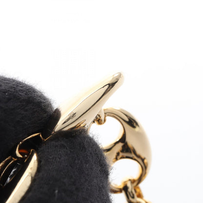 マリナ チェーン ネックレス GP エナメル ブラック ゴールド グッチ アクセサリー GUCCI