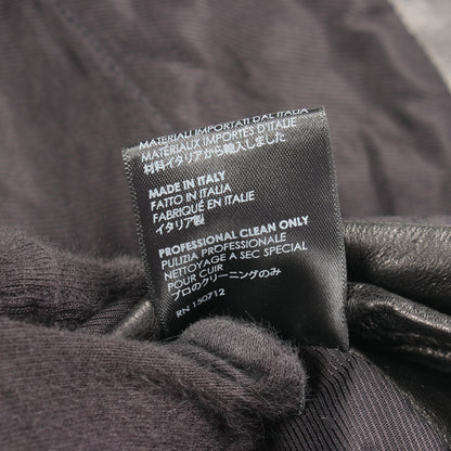 ツートンライダースジャケット レザージャケット レザー ブラック アイボリー アミリ アウター AMIRI