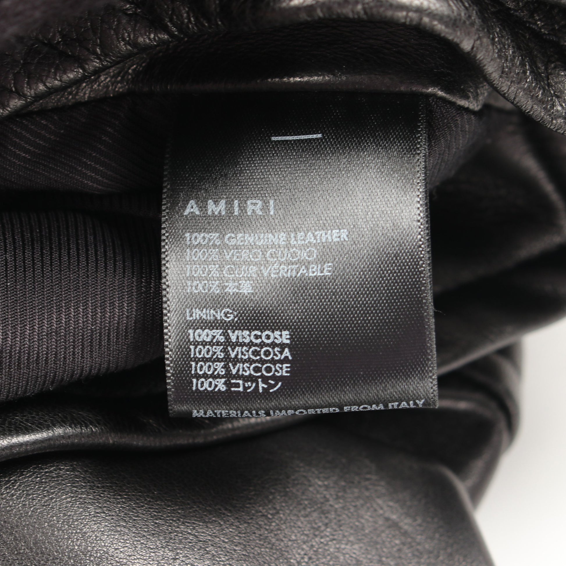 ツートンライダースジャケット レザージャケット レザー ブラック アイボリー アミリ アウター AMIRI