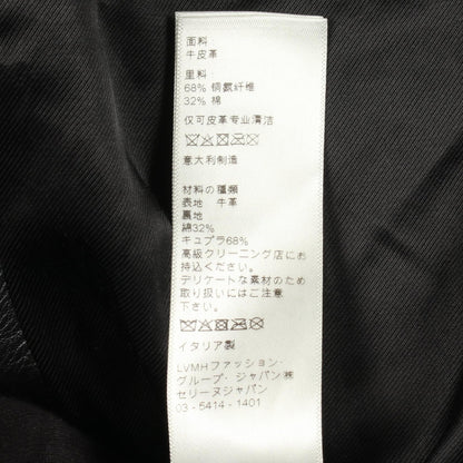 ライダースジャケット レザー ブラック オフホワイト セリーヌ アウター CELINE