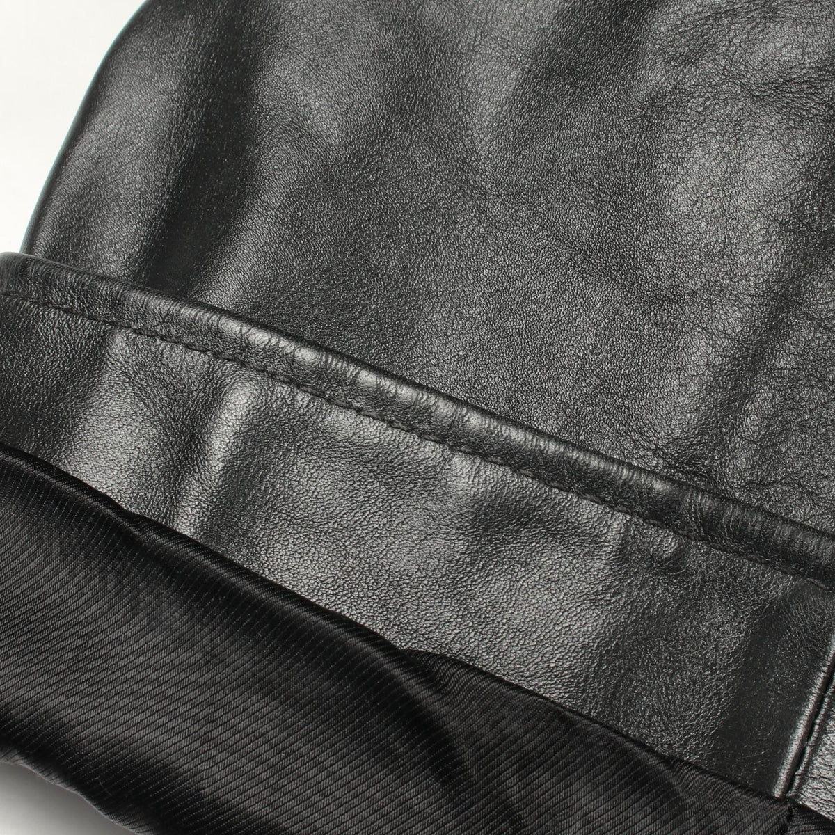 ライダースジャケット レザー ブラック オフホワイト セリーヌ アウター CELINE