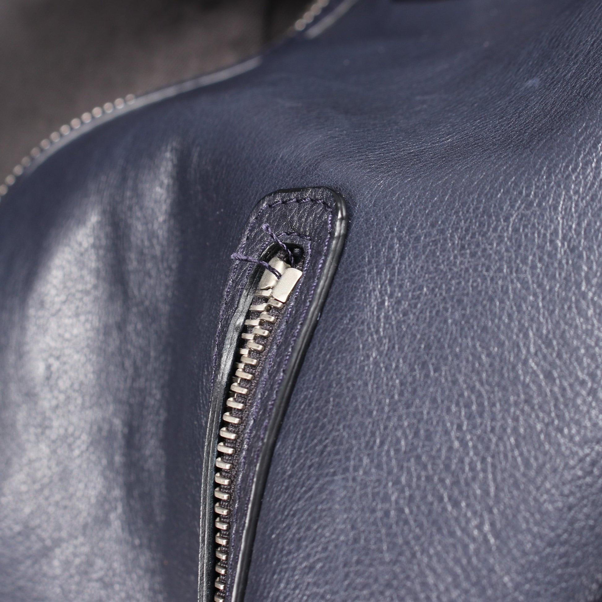 ライダースジャケット レザー ネイビー トムフォード アウター TOM FORD