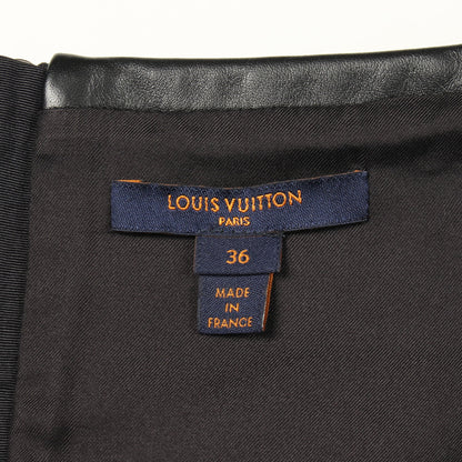 モノグラム スカート コットン レーヨン ホワイト レッド ブラック ルイヴィトン ボトムス LOUIS VUITTON