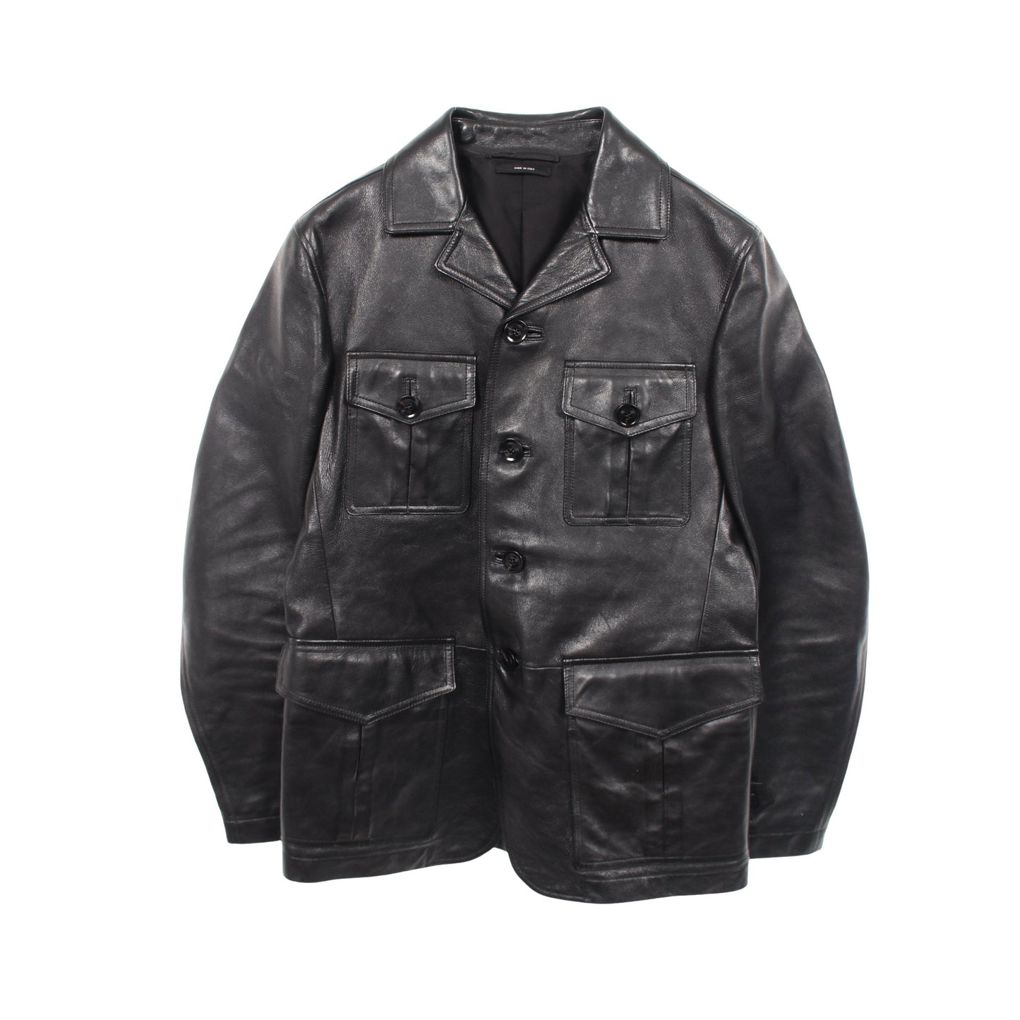 レザージャケット ラムレザー ブラック トムフォード アウター TOM FORD