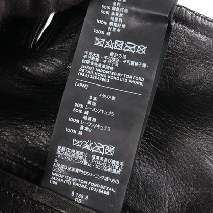 レザージャケット ラムレザー ブラック トムフォード アウター TOM FORD