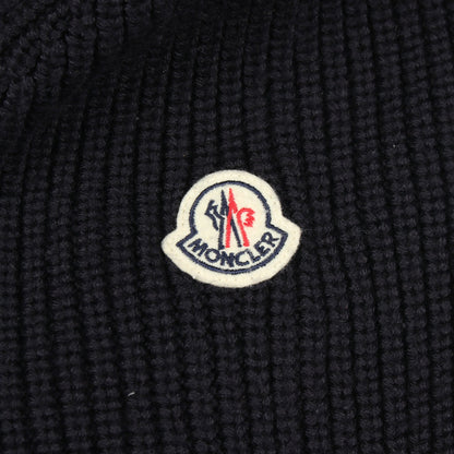 ニット ジャケット ナイロン ウール ネイビー ダウン 切替 モンクレール アウター MONCLER
