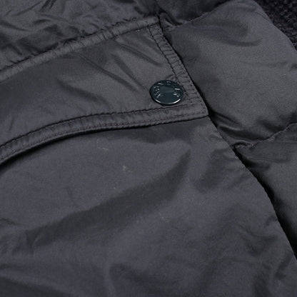 ニット ジャケット ナイロン ウール ネイビー ダウン 切替 モンクレール アウター MONCLER