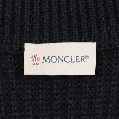 ニット ジャケット ナイロン ウール ネイビー ダウン 切替 モンクレール アウター MONCLER