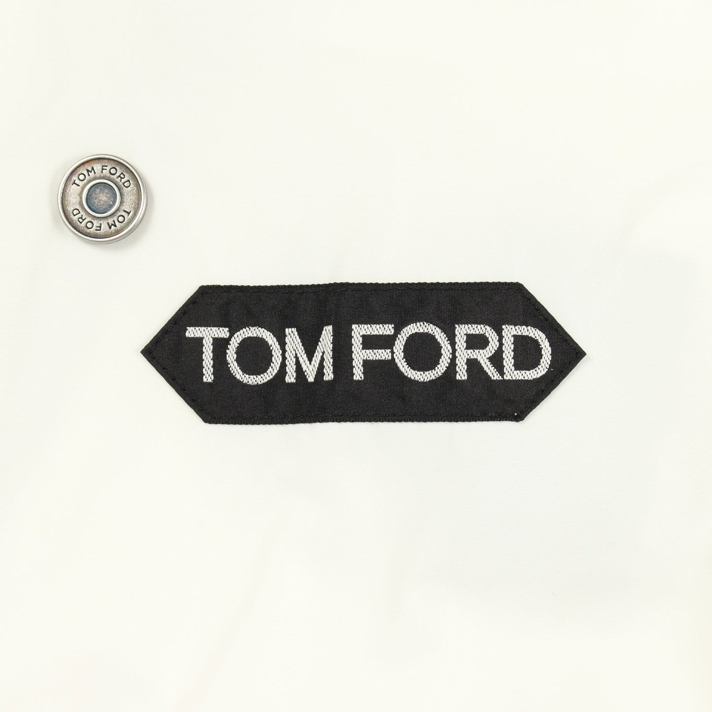 ジップアップ ジャケット ホワイト グレーベージュ フード付き トムフォード アウター TOM FORD