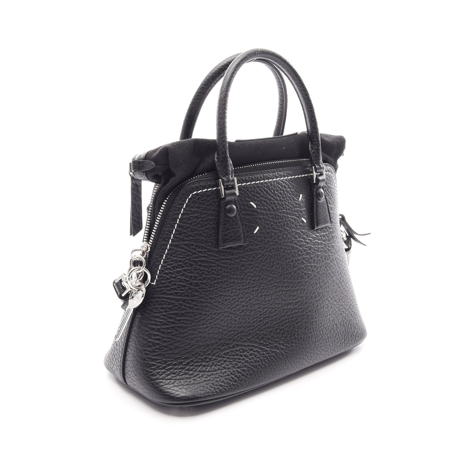 5AC ミニバッグ 2WAY ハンドバッグ レザー ブラック メゾンマルジェラ11 バッグ Maison Margiela 11