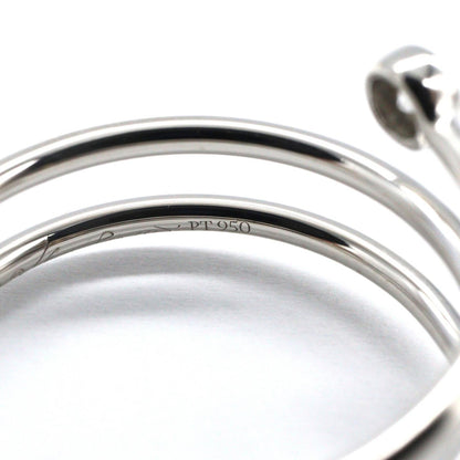 フープ リング 3ロウ 2PD リング 指輪 PT950 ダイヤモンド プラチナ クリア ティファニー アクセサリー TIFFANY & Co.