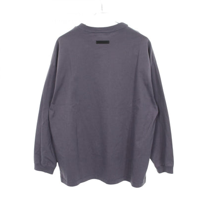 ロゴ クルーネック 長袖Tシャツ コットン ブルーグレー エフオージーエッセンシャルズ トップス FOG ESSENTIALS
