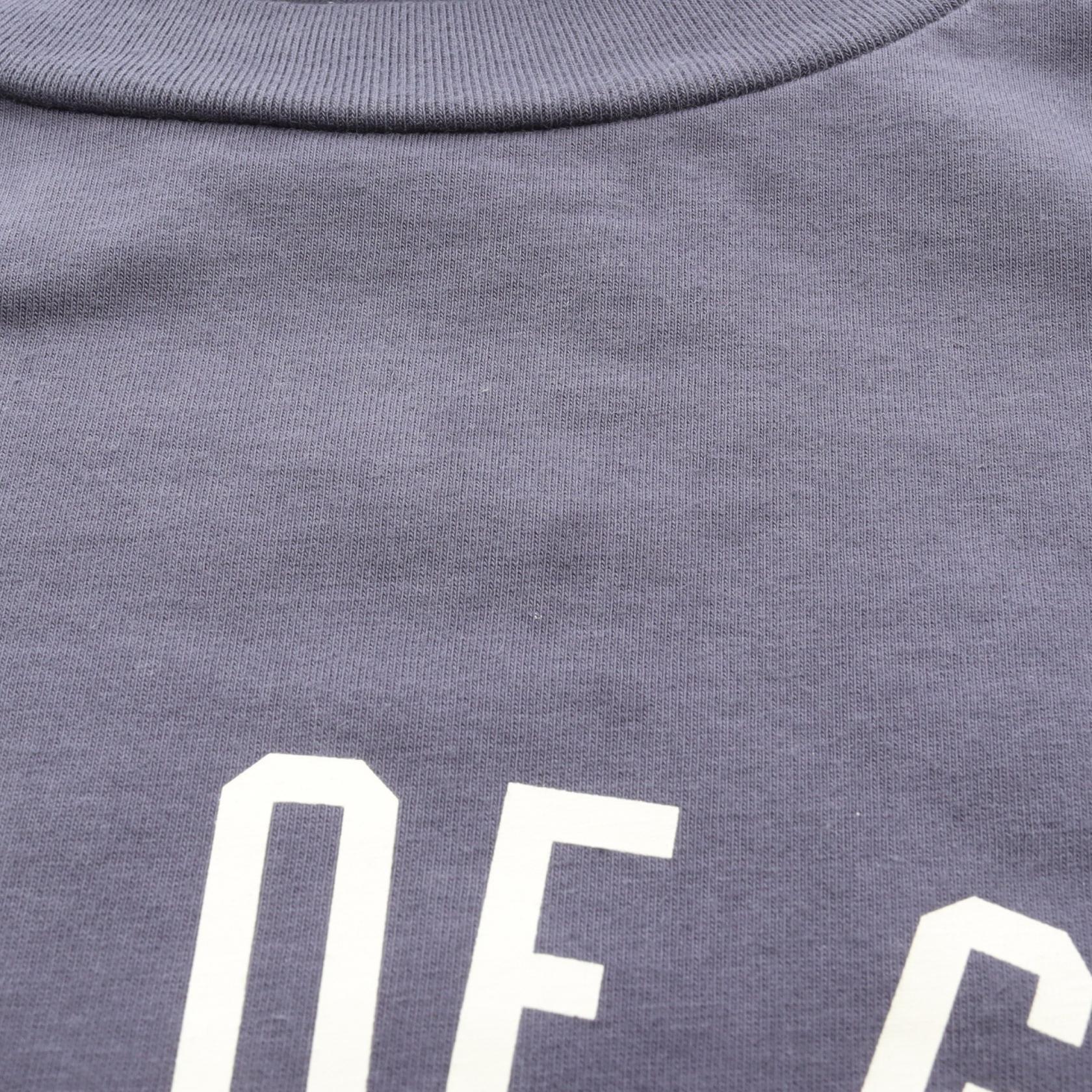 ロゴ クルーネック 長袖Tシャツ コットン ブルーグレー エフオージーエッセンシャルズ トップス FOG ESSENTIALS