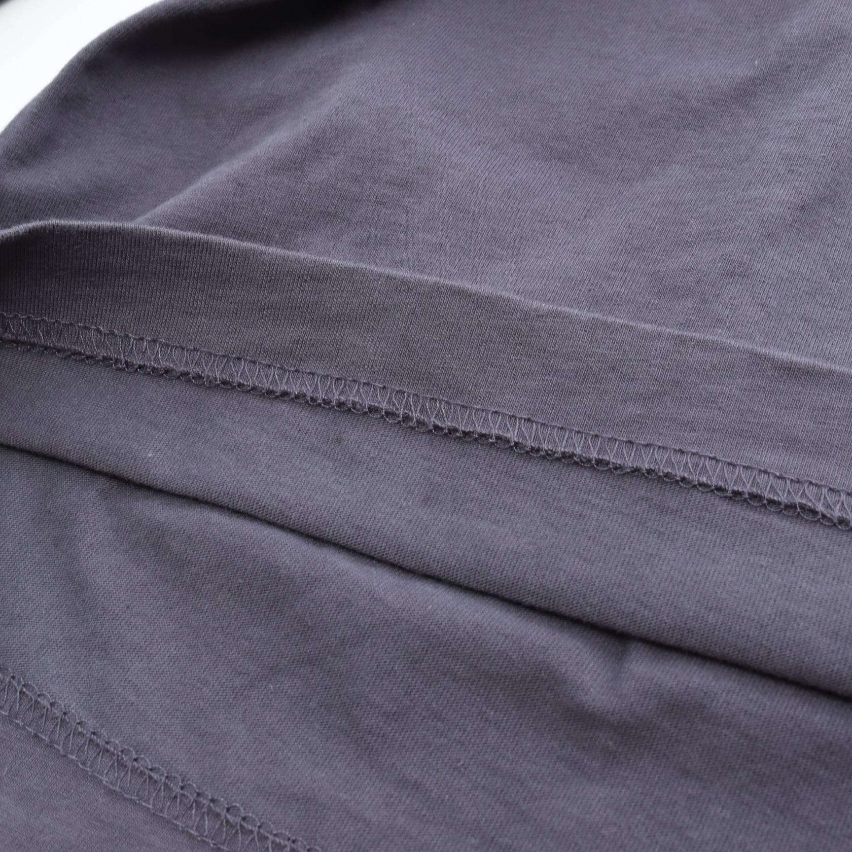 ロゴ クルーネック 長袖Tシャツ コットン ブルーグレー エフオージーエッセンシャルズ トップス FOG ESSENTIALS