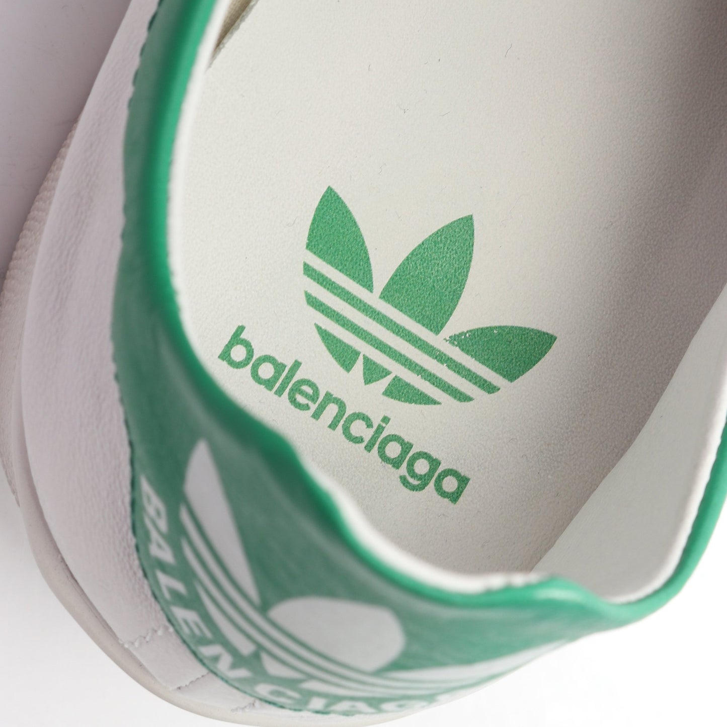 BALENCIAGA × adidas STAN SMITH スタンスミス スニーカー レザー ホワイト グリーン バレンシアガ