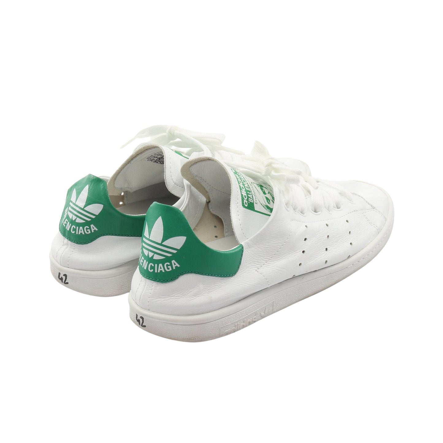 BALENCIAGA × adidas STAN SMITH スタンスミス スニーカー レザー ホワイト グリーン バレンシアガ