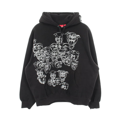 Pitbulls Embroidered Hooded プルオーバーパーカー コットン ブラック 25SS シュプリーム トップス Supreme