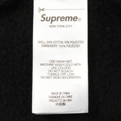 Pitbulls Embroidered Hooded プルオーバーパーカー コットン ブラック 25SS シュプリーム トップス Supreme