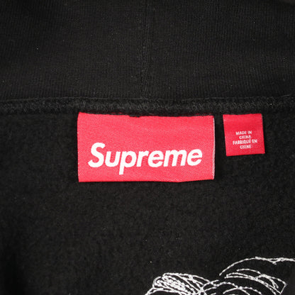 Pitbulls Embroidered Hooded プルオーバーパーカー コットン ブラック 25SS シュプリーム トップス Supreme