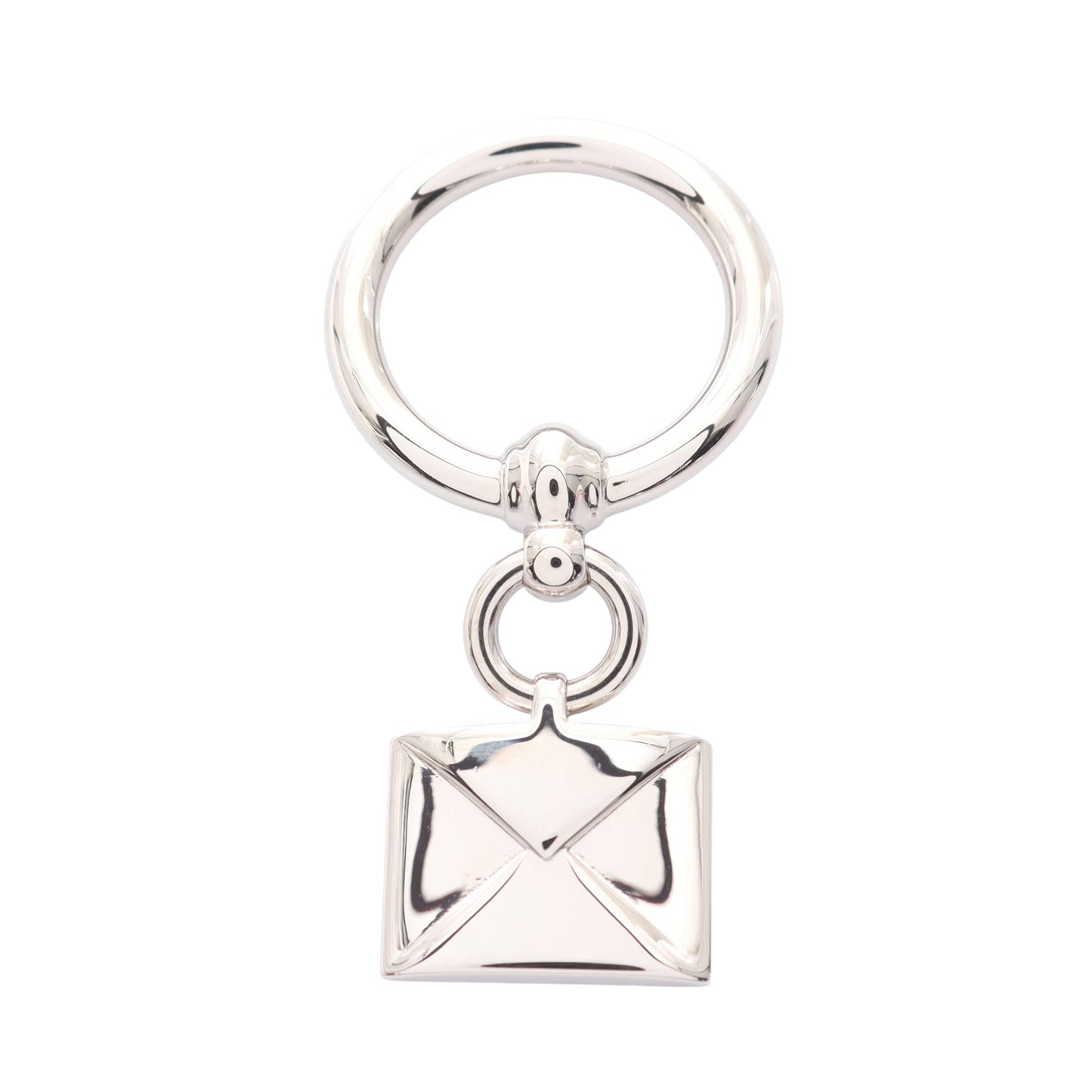 エンベロープ スカーフリング シルバー エルメス 財布・小物 HERMES