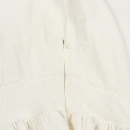 ワンピース コットン ホワイト ピンク フリル レッドヴァレンティノ ワンピース RED VALENTINO
