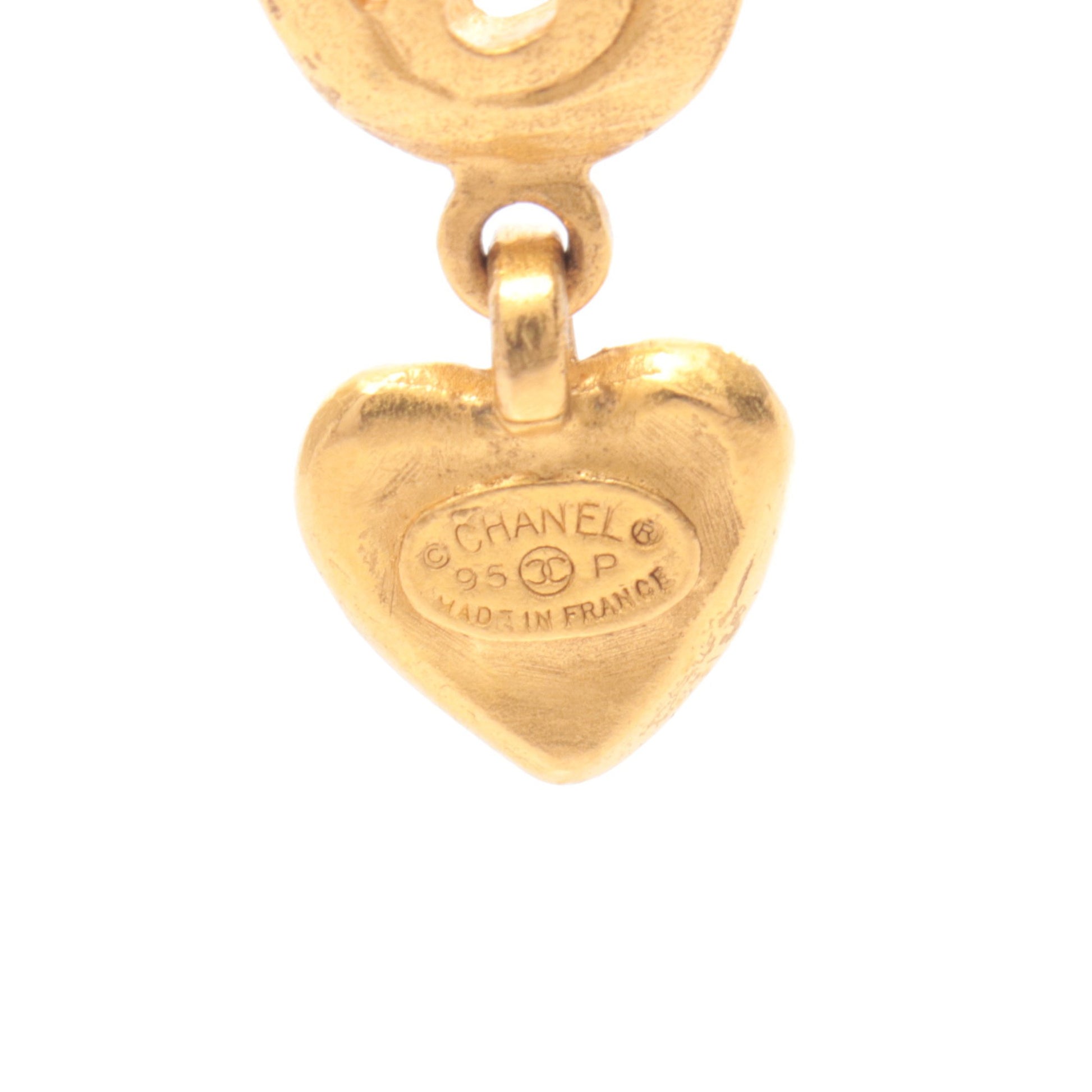 ココマーク イヤリング ハート GP ゴールド 95P シャネル アクセサリー CHANEL