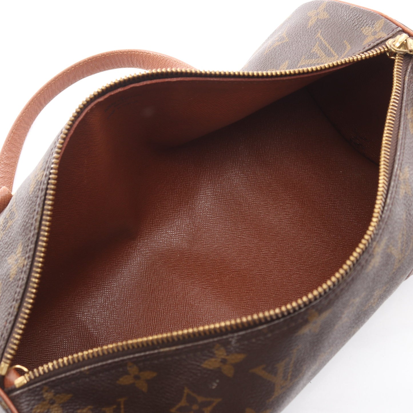 パピヨン30 モノグラム 旧型 ハンドバッグ PVC レザー ブラウン ルイヴィトン バッグ LOUIS VUITTON