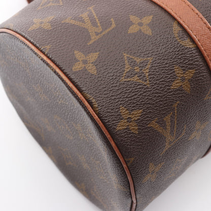 パピヨン30 モノグラム 旧型 ハンドバッグ PVC レザー ブラウン ルイヴィトン バッグ LOUIS VUITTON