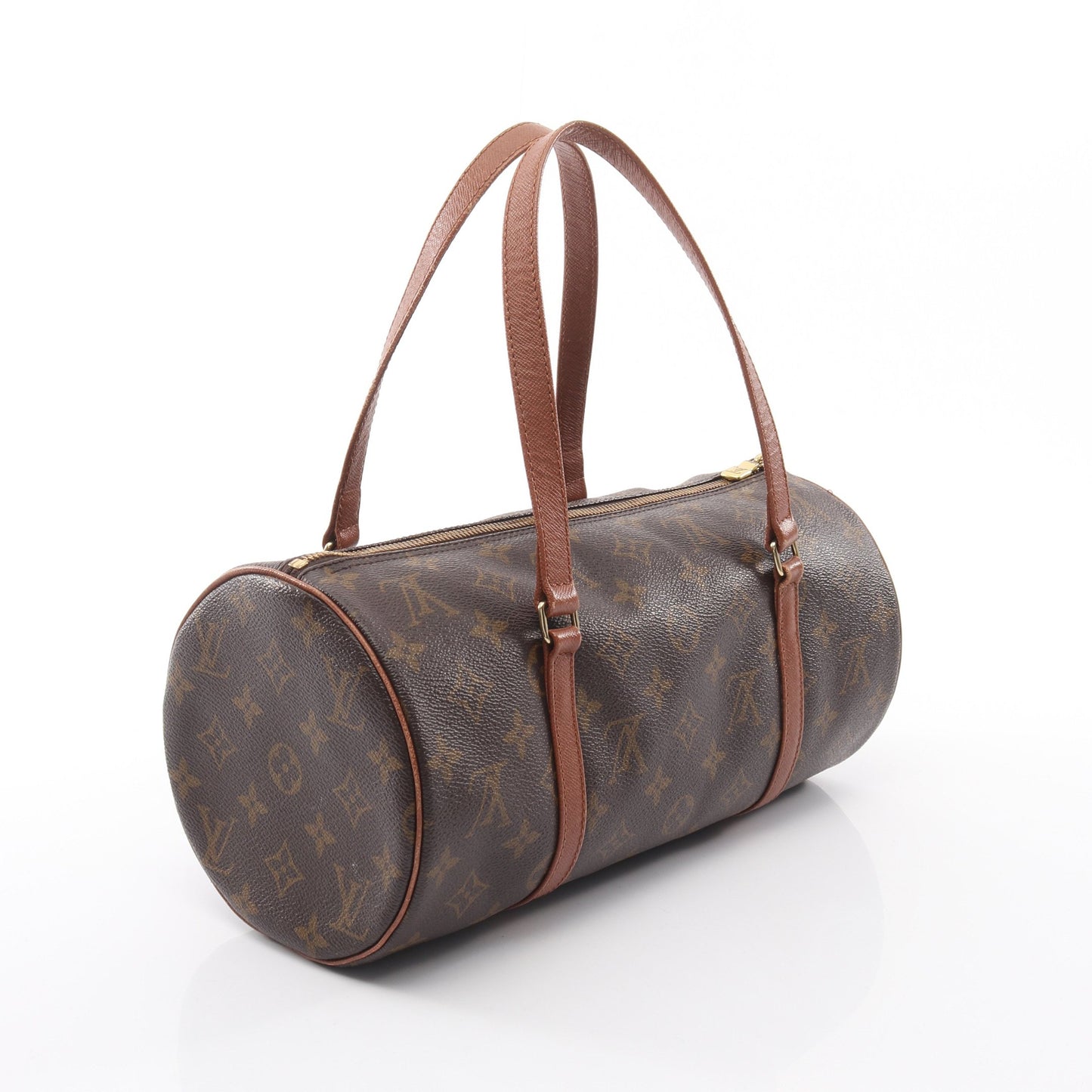 パピヨン30 モノグラム 旧型 ハンドバッグ PVC レザー ブラウン ルイヴィトン バッグ LOUIS VUITTON