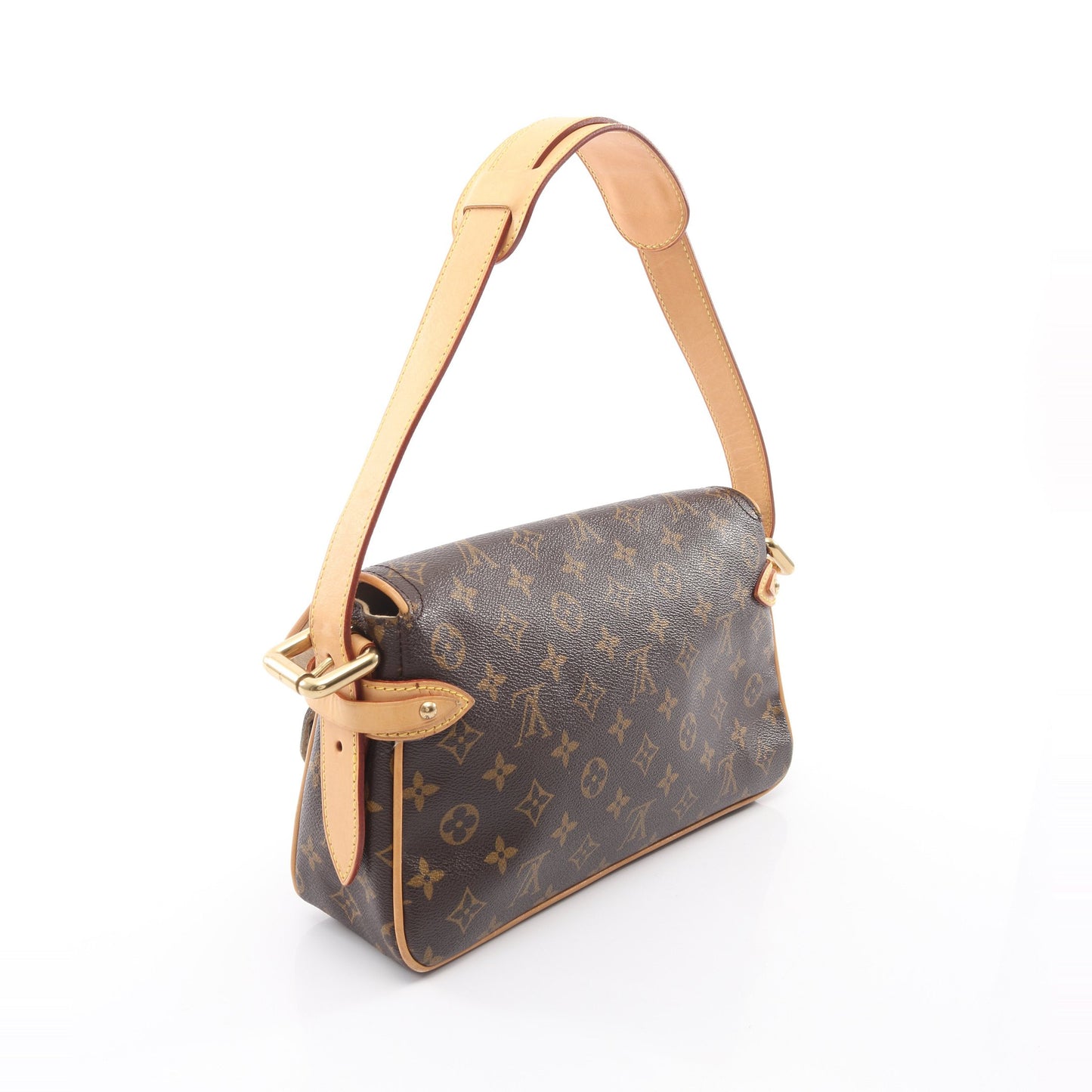 ハドソンPM モノグラム ショルダーバッグ PVC レザー ブラウン ルイヴィトン バッグ LOUIS VUITTON