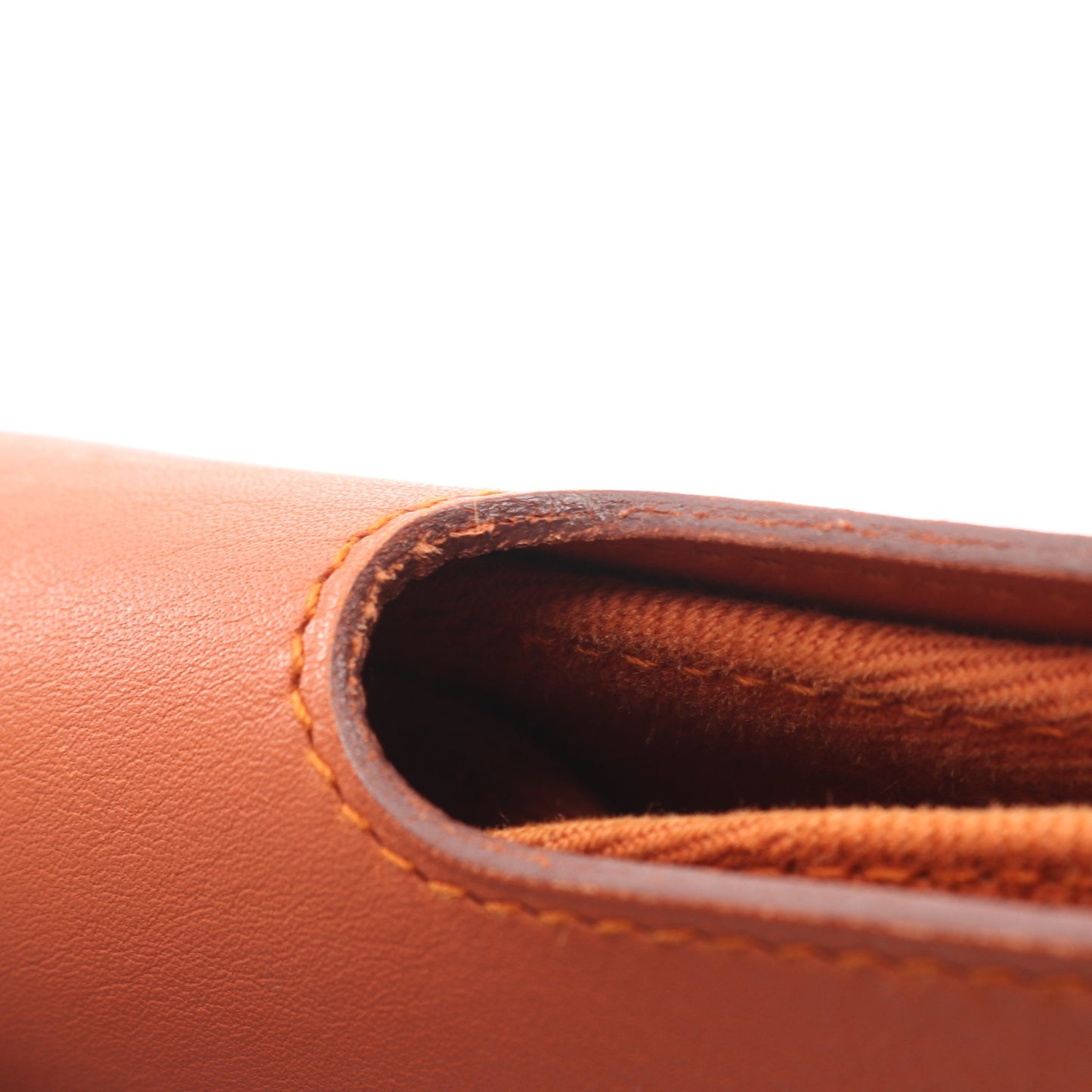 ヴァルパライソPM ハンドバッグ トワルシェブロン レザー ライトブラウン シルバー金具 エルメス バッグ HERMES