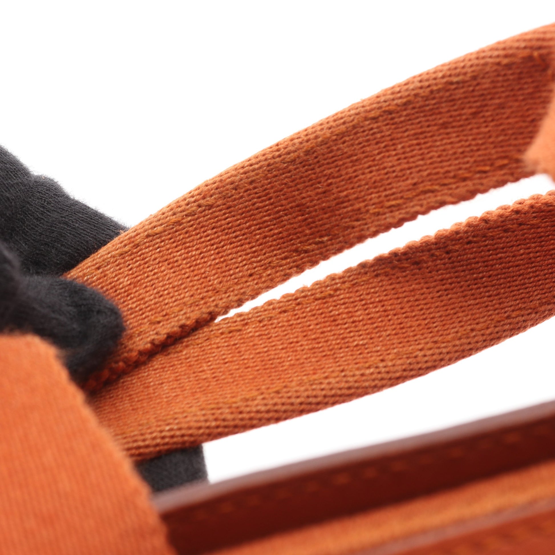 ヴァルパライソPM ハンドバッグ トワルシェブロン レザー ライトブラウン シルバー金具 エルメス バッグ HERMES