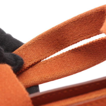 ヴァルパライソPM ハンドバッグ トワルシェブロン レザー ライトブラウン シルバー金具 エルメス バッグ HERMES