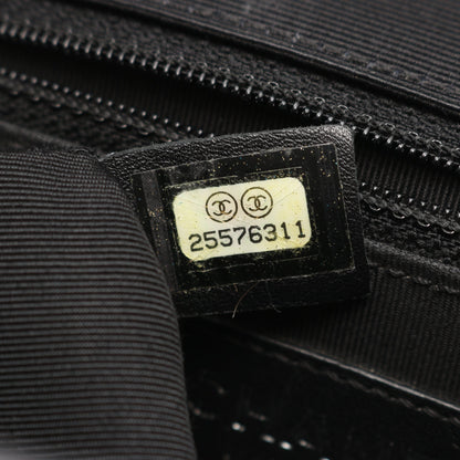 マトラッセ Wチェーンショルダーバッグ レザー ブラック シルバー金具 シャネル バッグ CHANEL