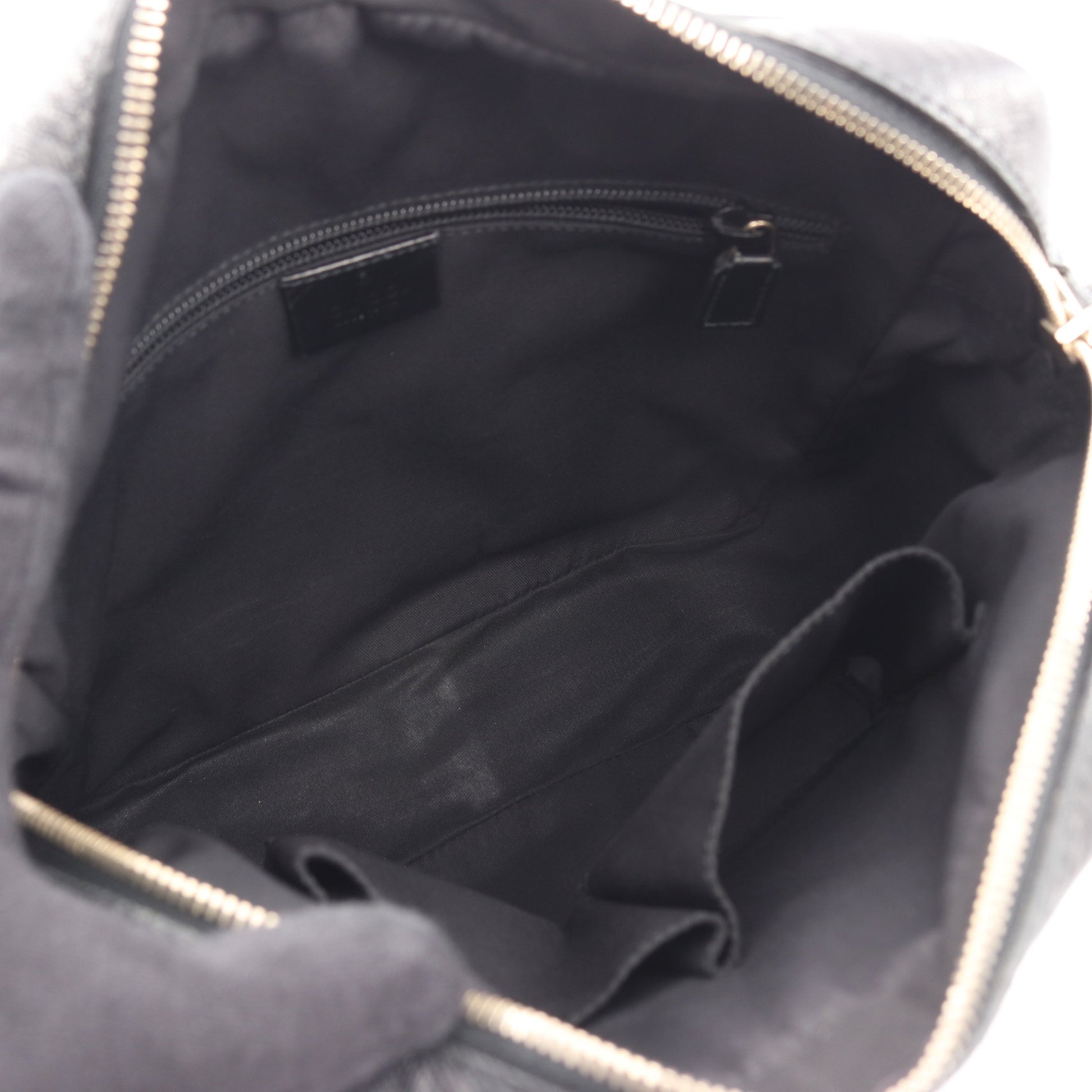 ディアマンテ ショルダーバッグ レザー ブラック グッチ バッグ GUCCI