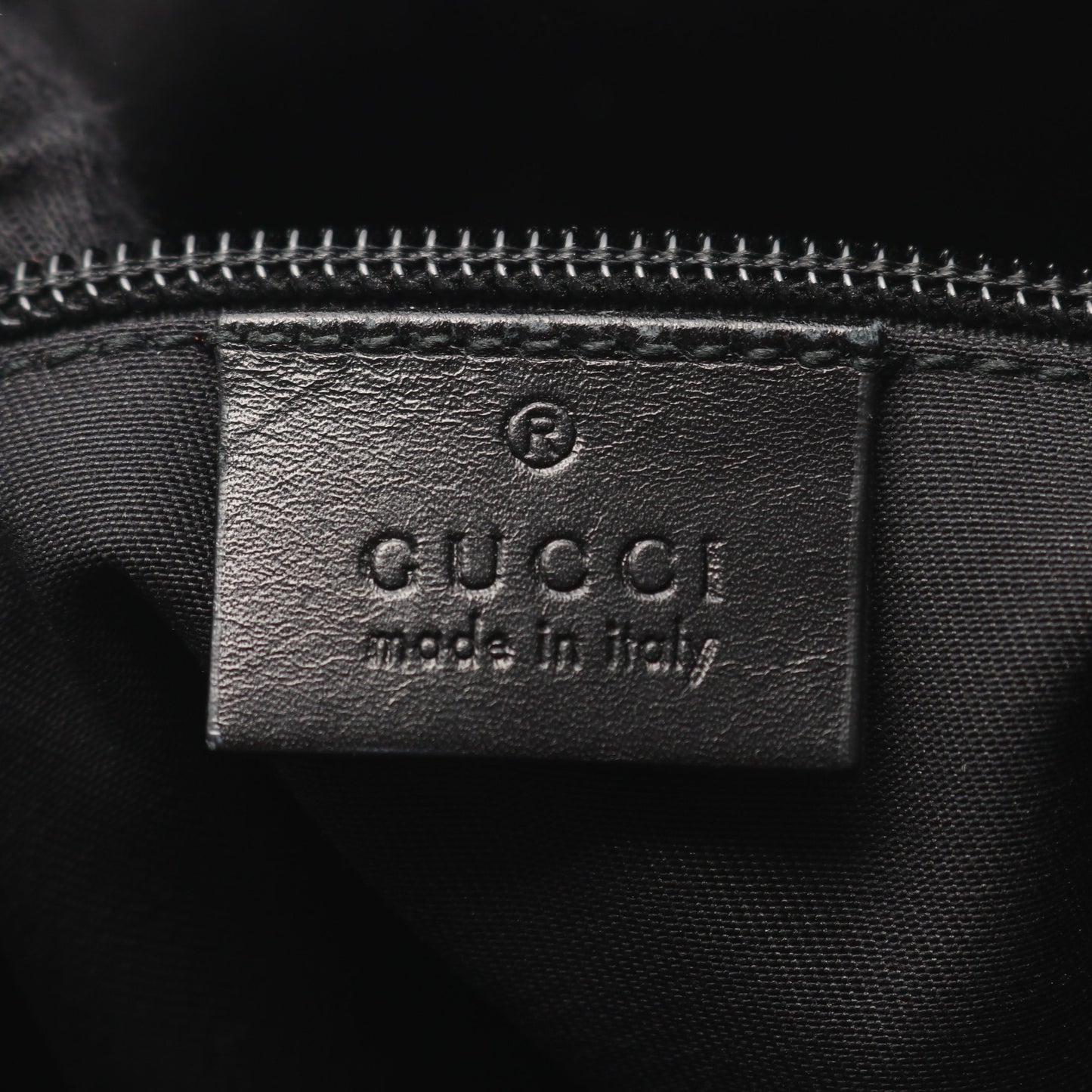 ディアマンテ ショルダーバッグ レザー ブラック グッチ バッグ GUCCI