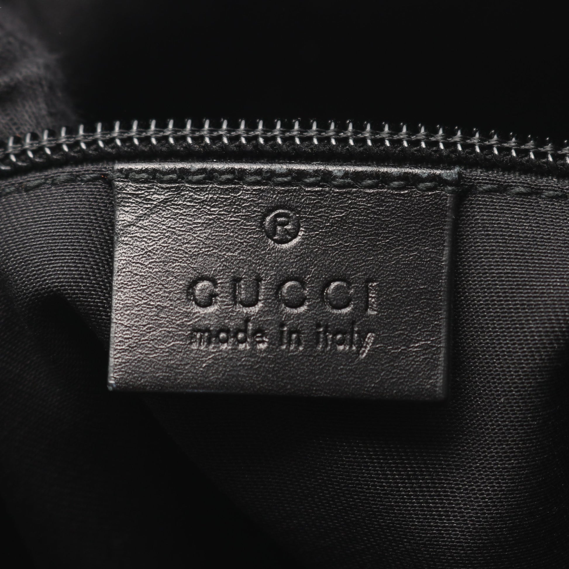 ディアマンテ ショルダーバッグ レザー ブラック グッチ バッグ GUCCI