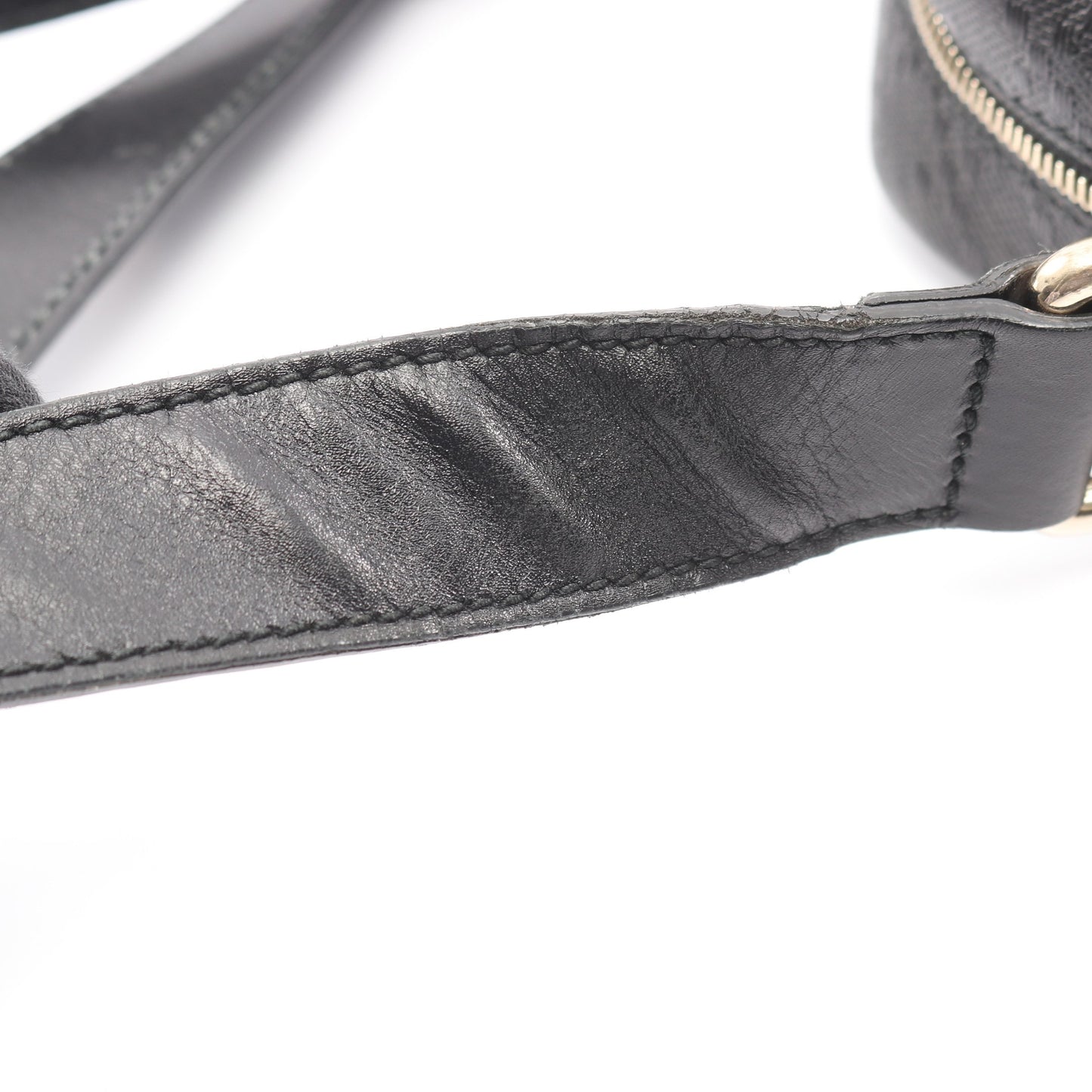ディアマンテ ショルダーバッグ レザー ブラック グッチ バッグ GUCCI