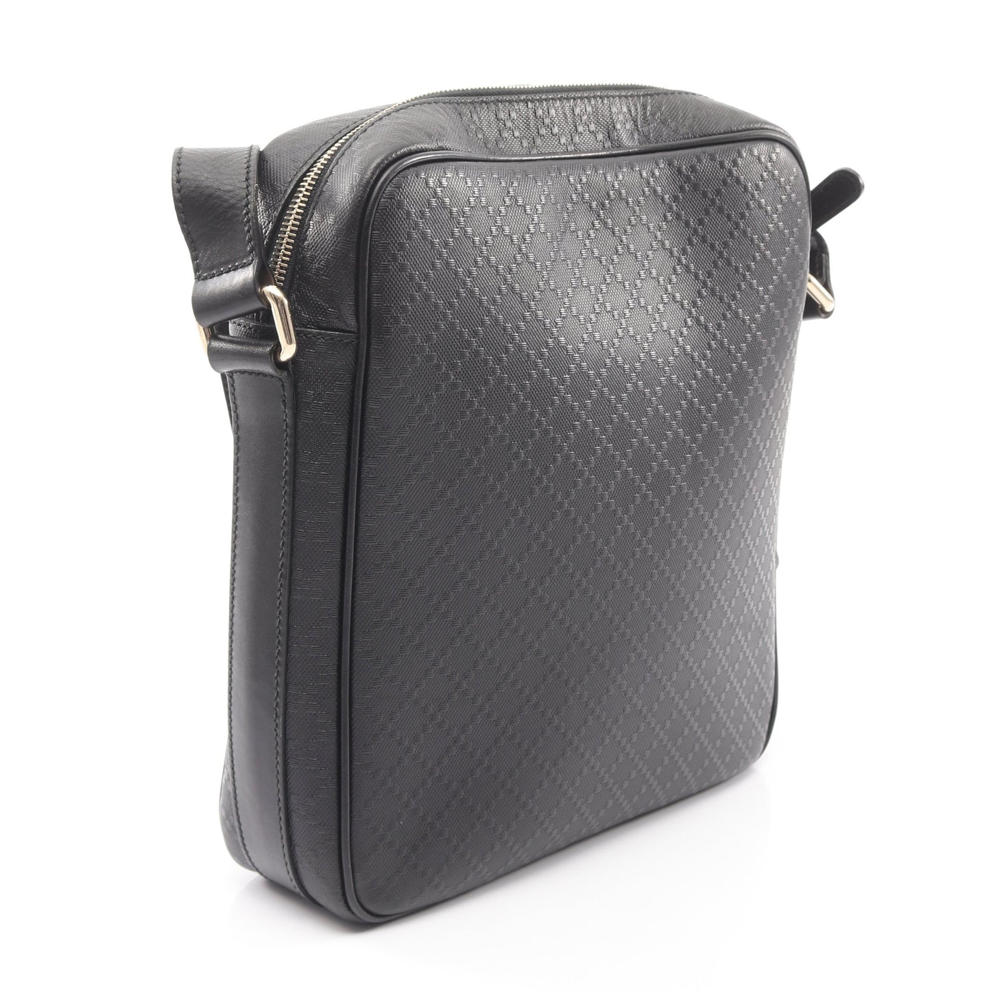 ディアマンテ ショルダーバッグ レザー ブラック グッチ バッグ GUCCI