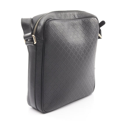 ディアマンテ ショルダーバッグ レザー ブラック グッチ バッグ GUCCI