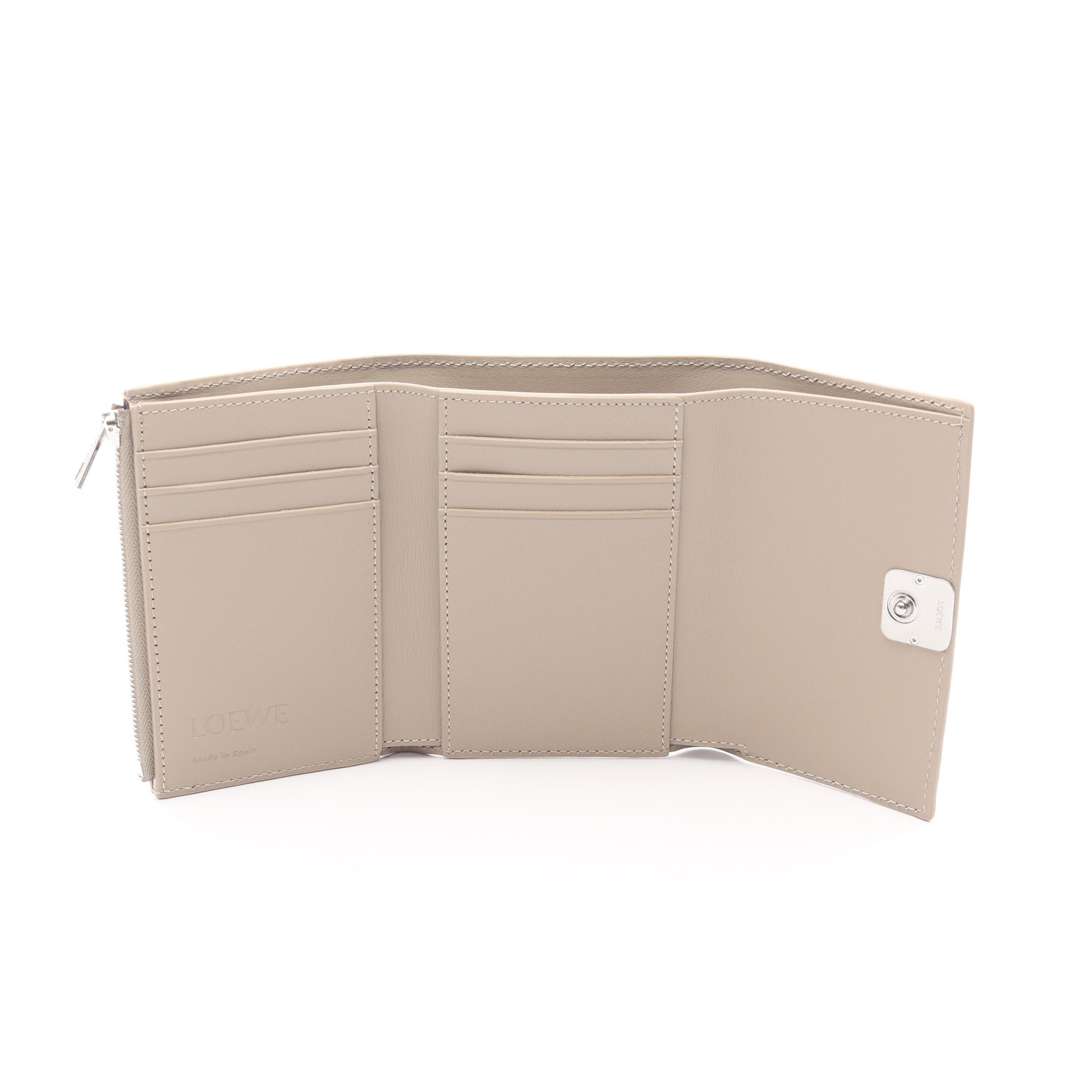 LOEWE ロエベ アナグラム バーティカルウォレット 三つ折り財布