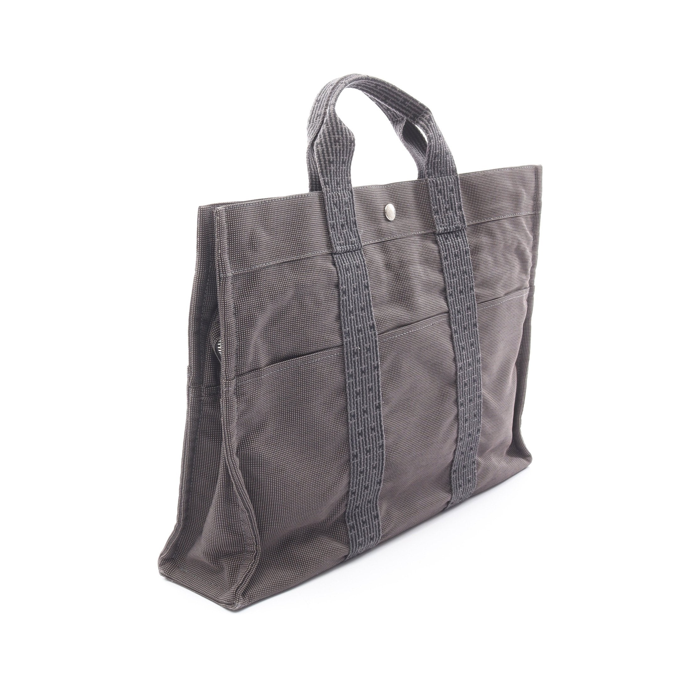 エールラインMM ハンドバッグ トートバッグ キャンバス ダークグレー