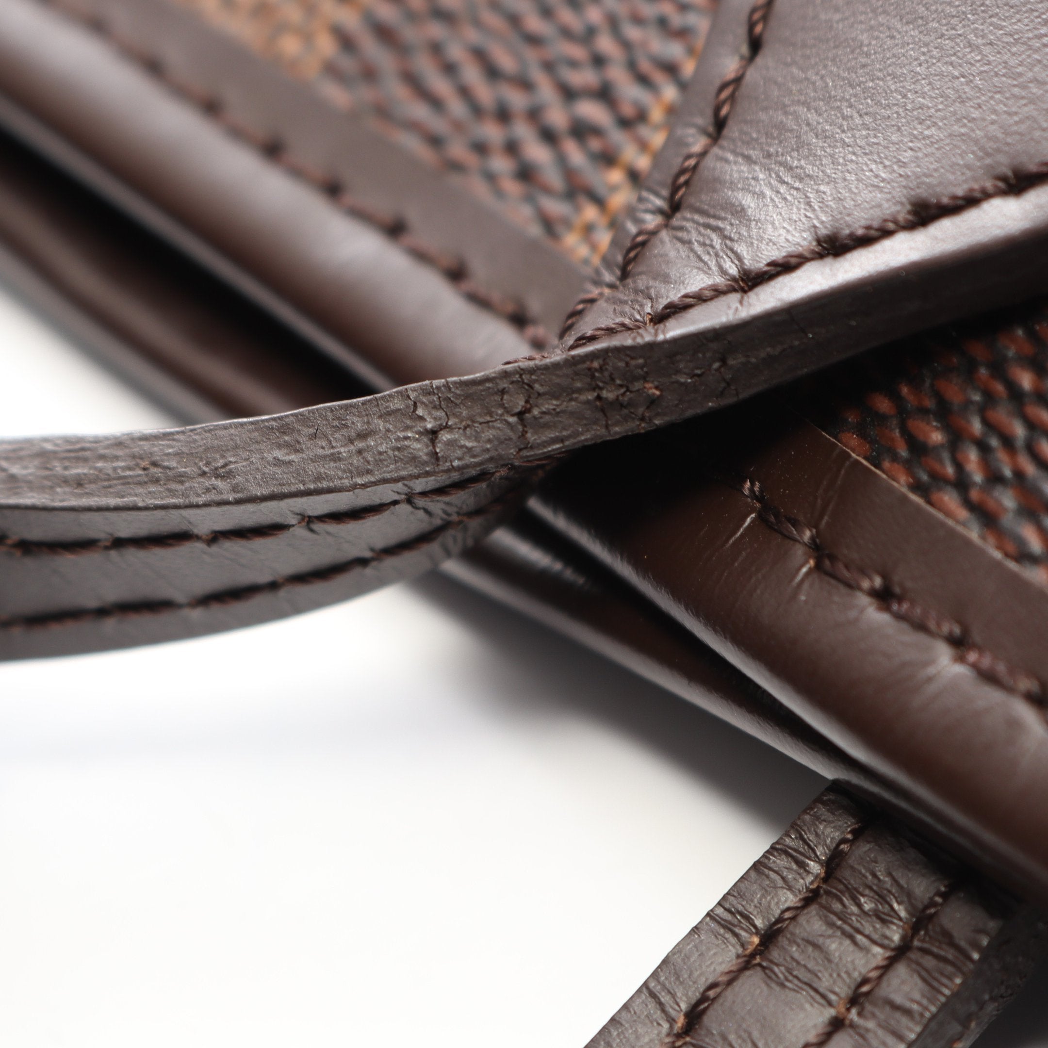 ネヴァーフルPM ダミエエベヌ ハンドバッグ トートバッグ PVC レザー