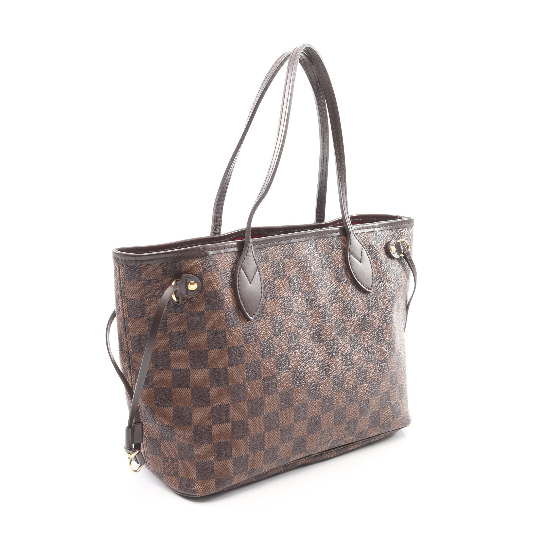 ネヴァーフルPM ダミエエベヌ ハンドバッグ トートバッグ PVC レザー