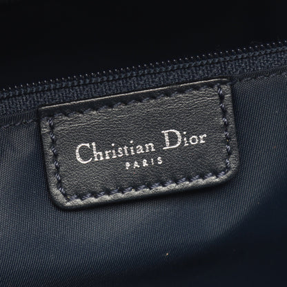 トロッター ドクターズバッグ ハンドバッグ キャンバス レザー ネイビー クリスチャンディオール バッグ Christian Dior