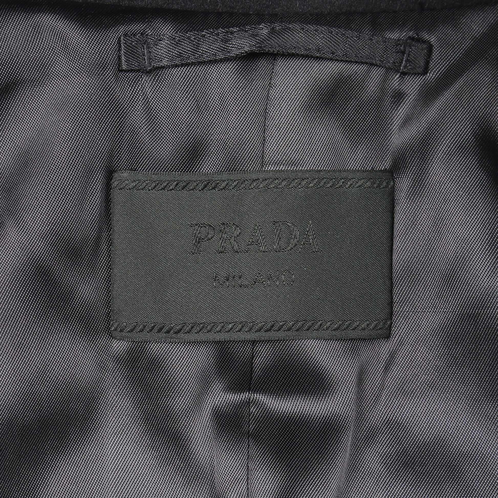 ピーコート ウール ダークネイビー プラダ アウター PRADA