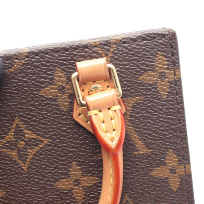 プティット サックプラ モノグラム ハンドバッグ PVC レザー ブラウン 2WAY ルイヴィトン バッグ LOUIS VUITTON