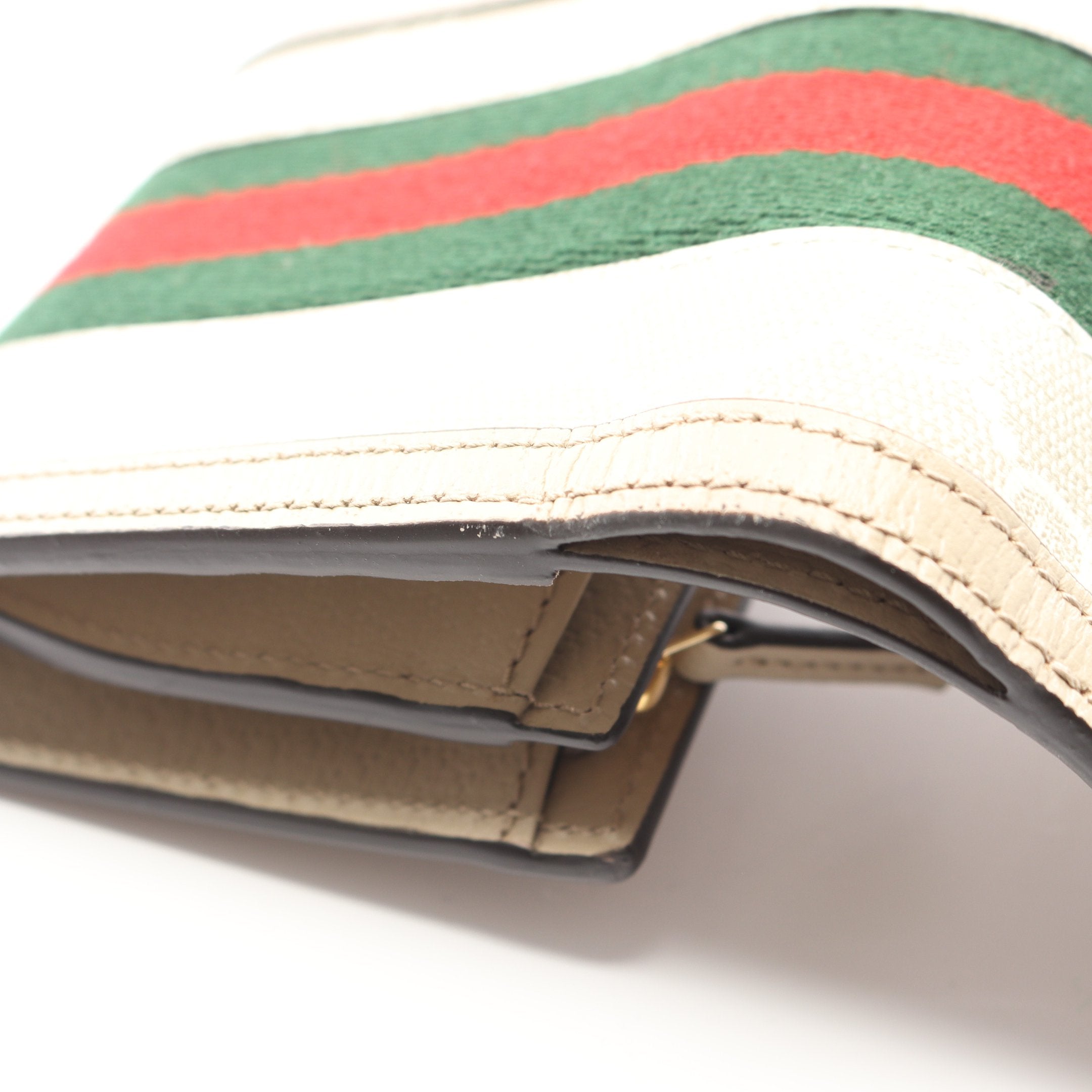 オフィディア GG ウォレット シェリーライン 二つ折り財布 PVC レザー