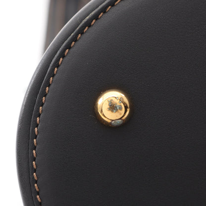 アントン ショルダーバッグ レザー ブラック ロエベ バッグ LOEWE